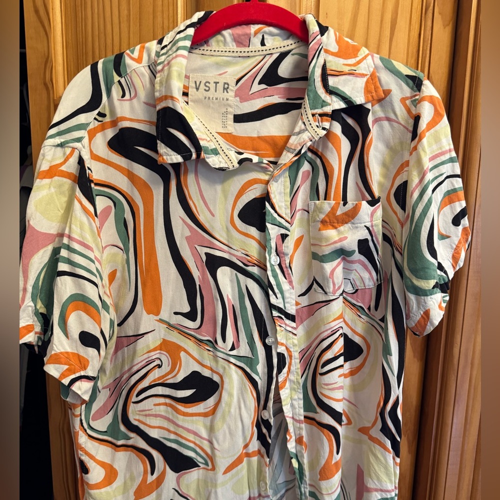 Vstr Premium Multi-Colored Button-Down - Fun & Vi… - image 1